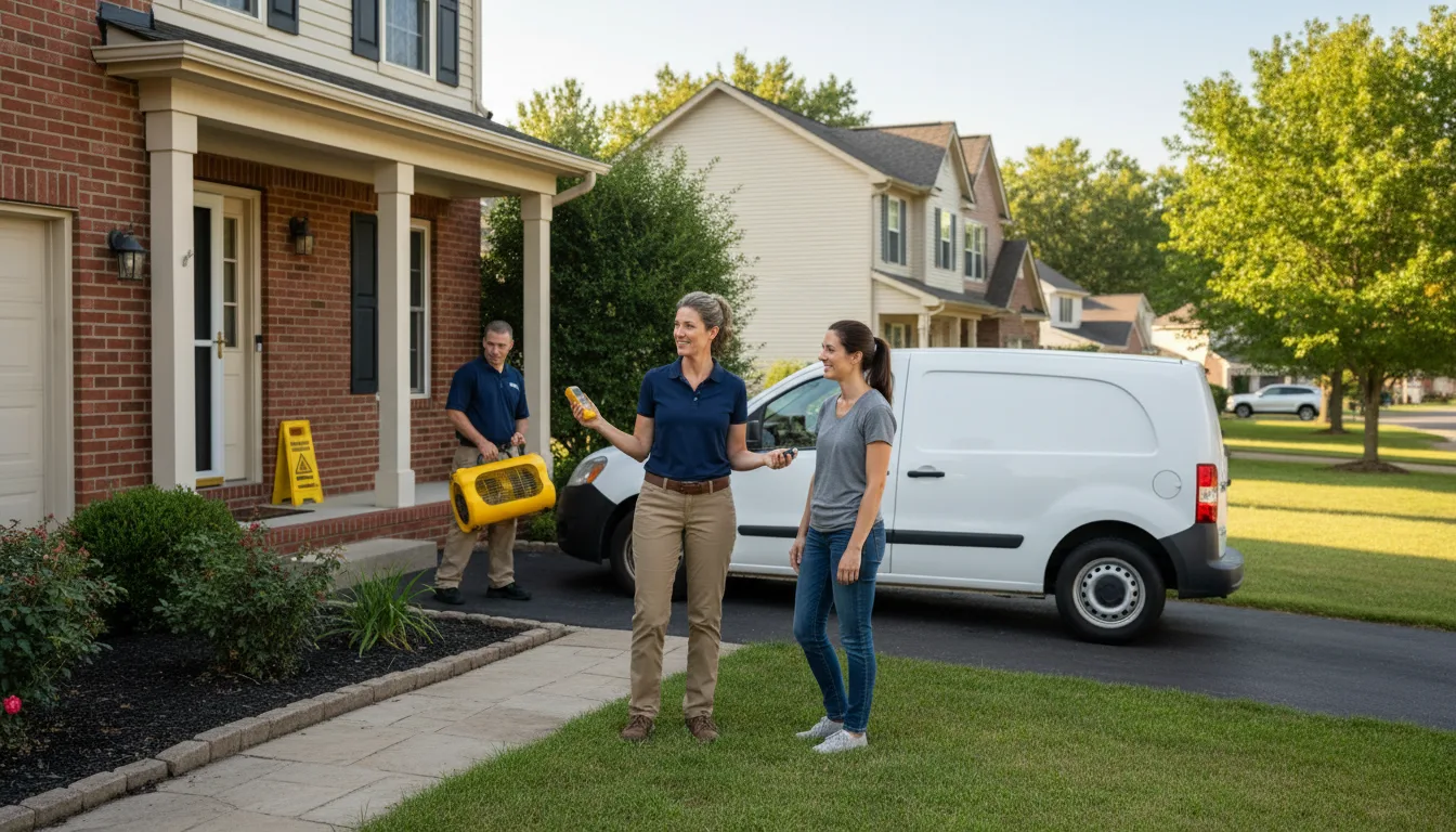 Residential water damage restoration in Sidney, MT